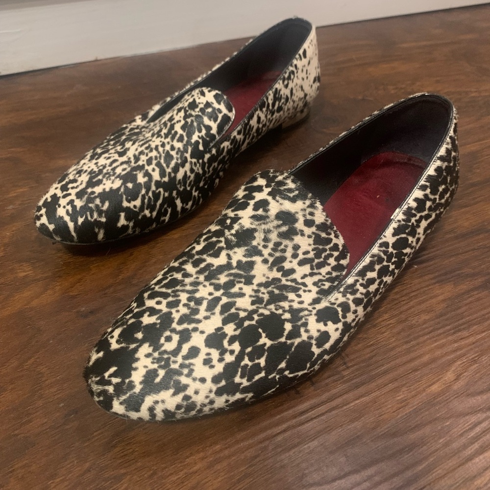 Burberry pony hair loafers 39.5
